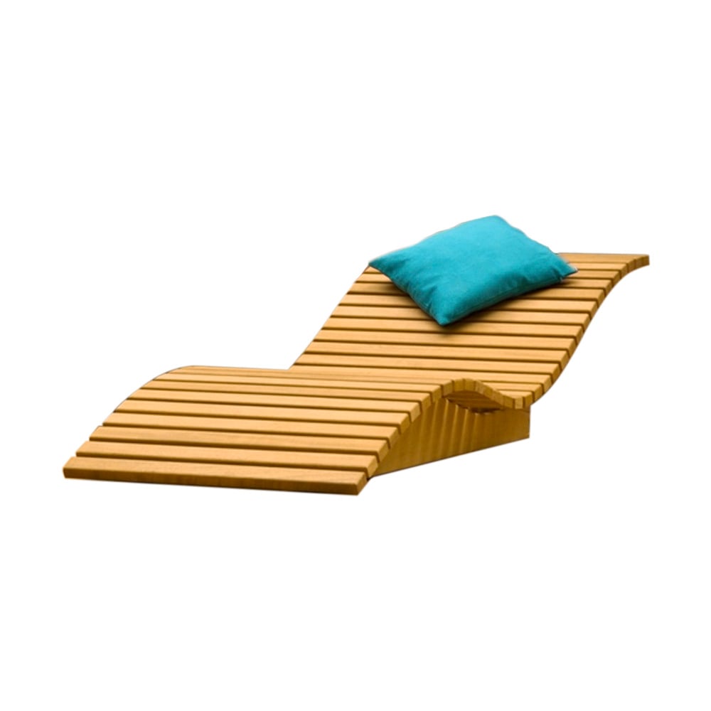 REPOSERA DE MADERA PARA PISCINA CARMESI MOVENDA - 3