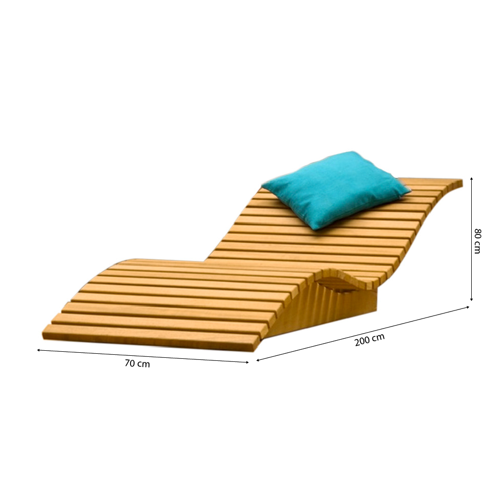 REPOSERA DE MADERA PARA PISCINA CARMESI MOVENDA - 4