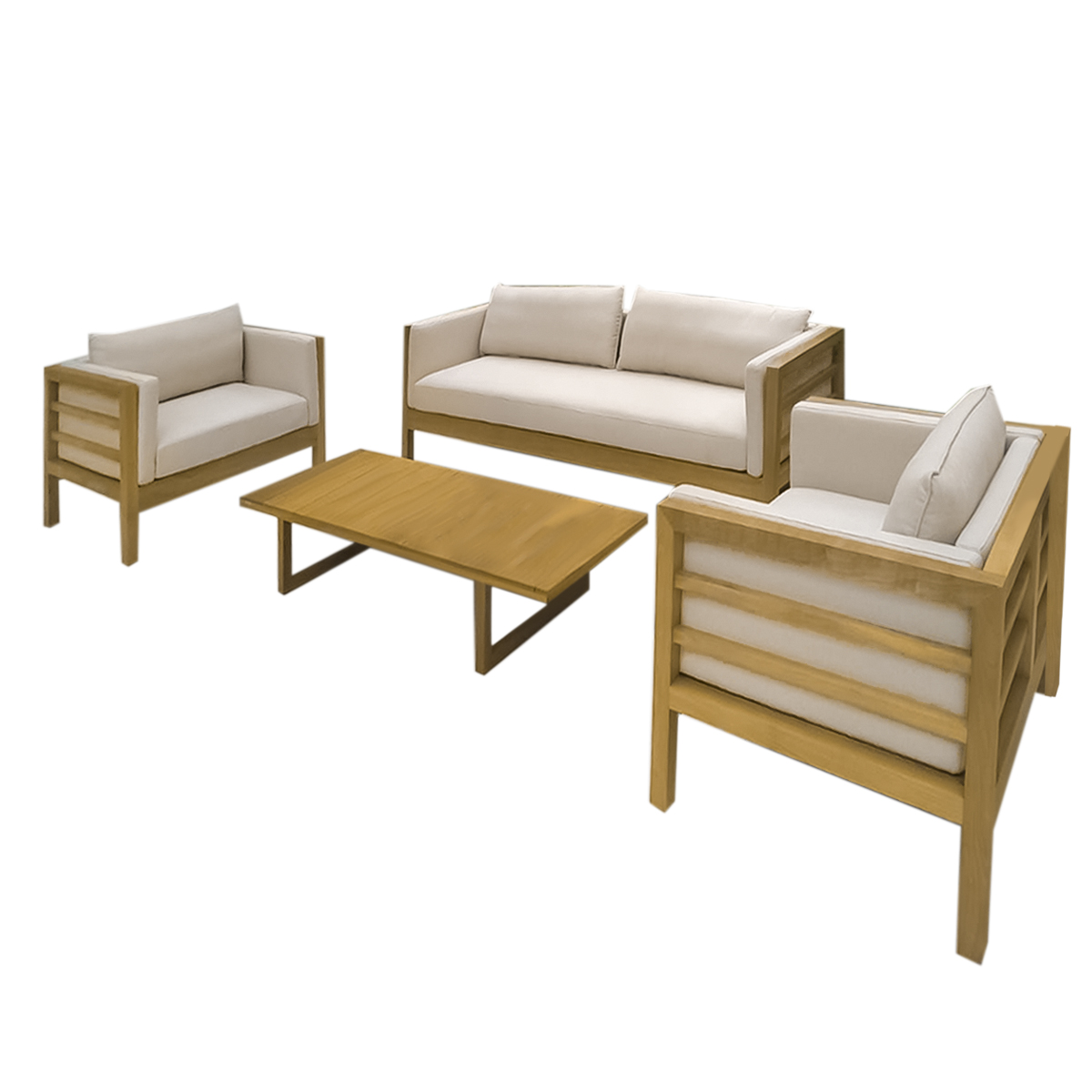 SET DE TERRAZA DE MADERA PARA 4 PERSONAS CARDENAL MOVENDA - 2