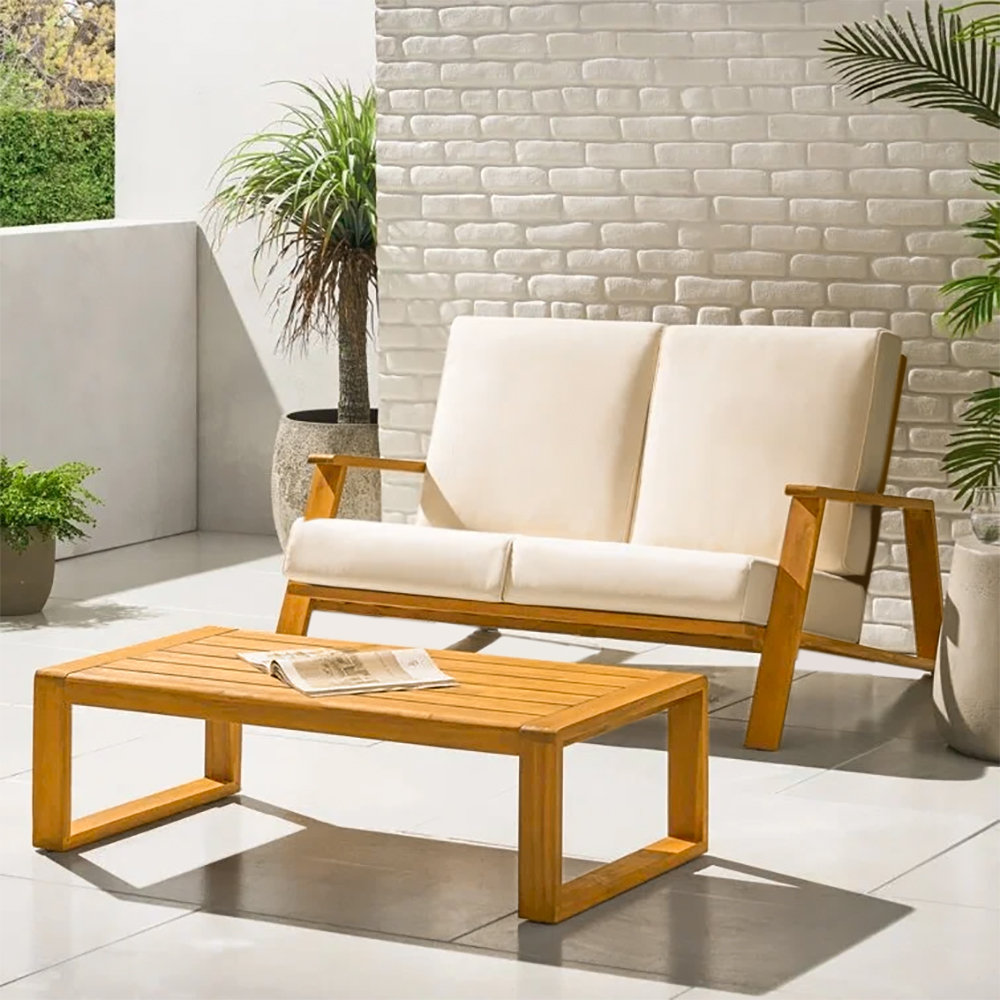SOFÁ DE TERRAZA PARA 2 PERSONAS CON MESA PELICANO MOVENDA - 1