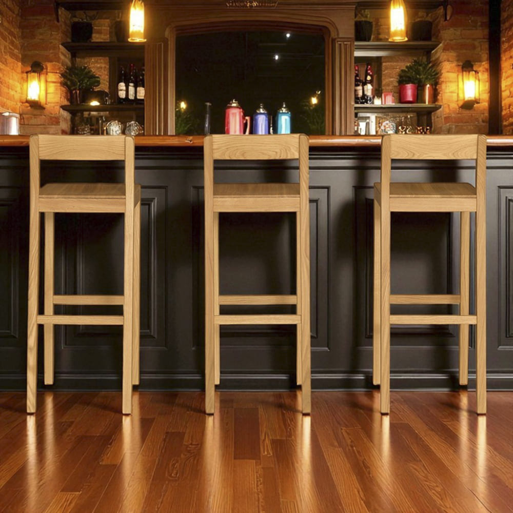 SILLA DE BAR CATANIA DE MADERA DE PINO MOVENDA - 3