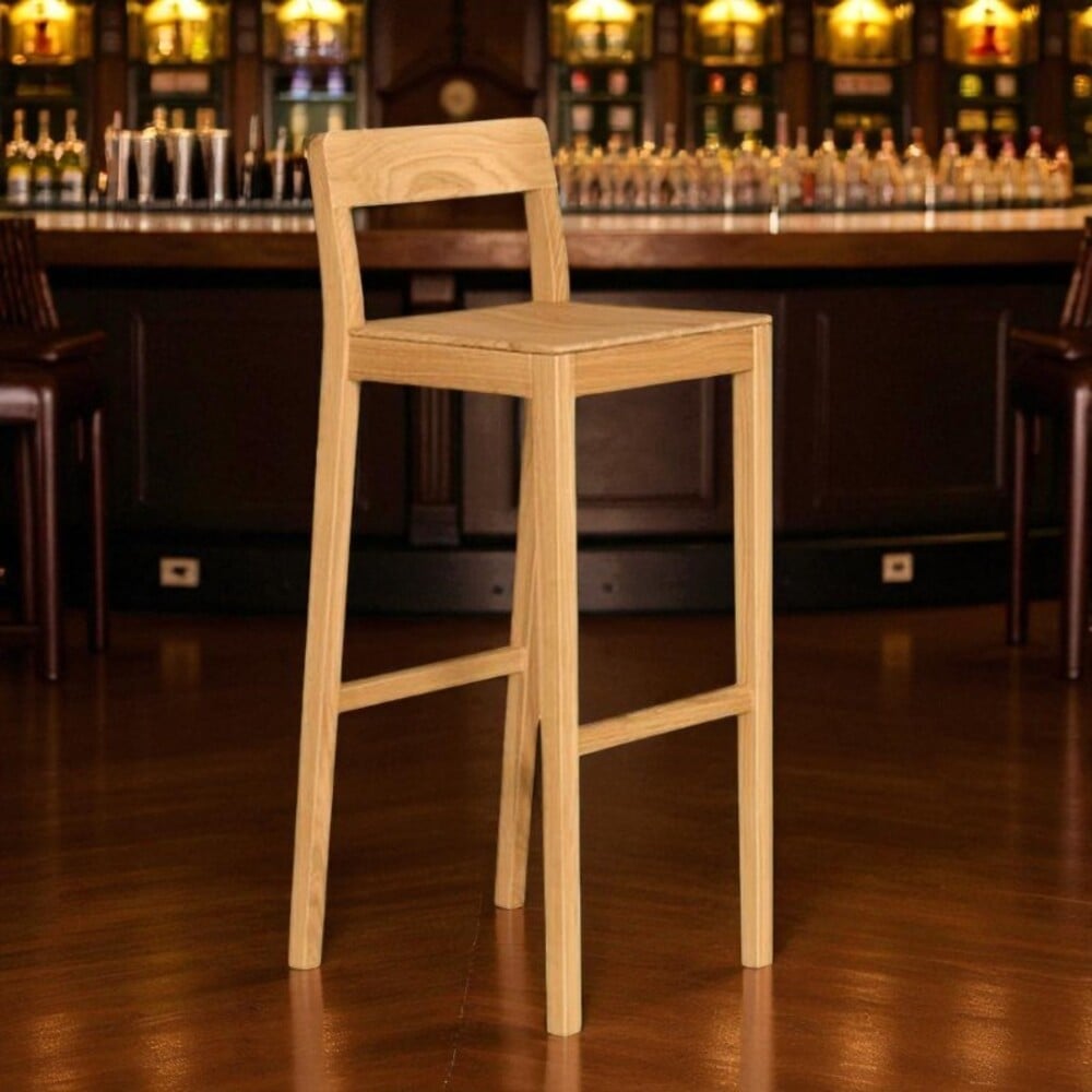 SILLA DE BAR CATANIA DE MADERA DE PINO MOVENDA - 4