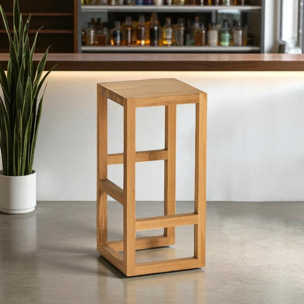 SILLA DE BAR FERRARA DE MADERA DE PINO MOVENDA - 3