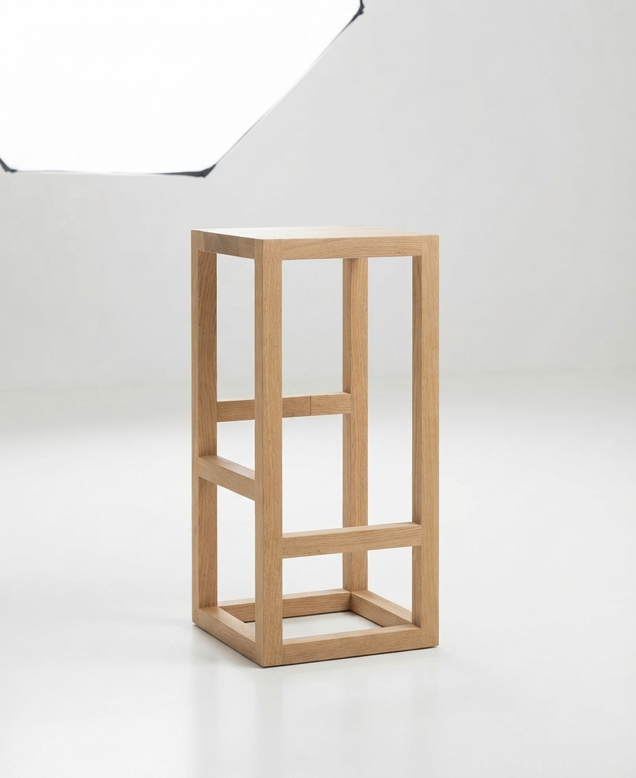 SILLA DE BAR FERRARA DE MADERA DE PINO MOVENDA - 4