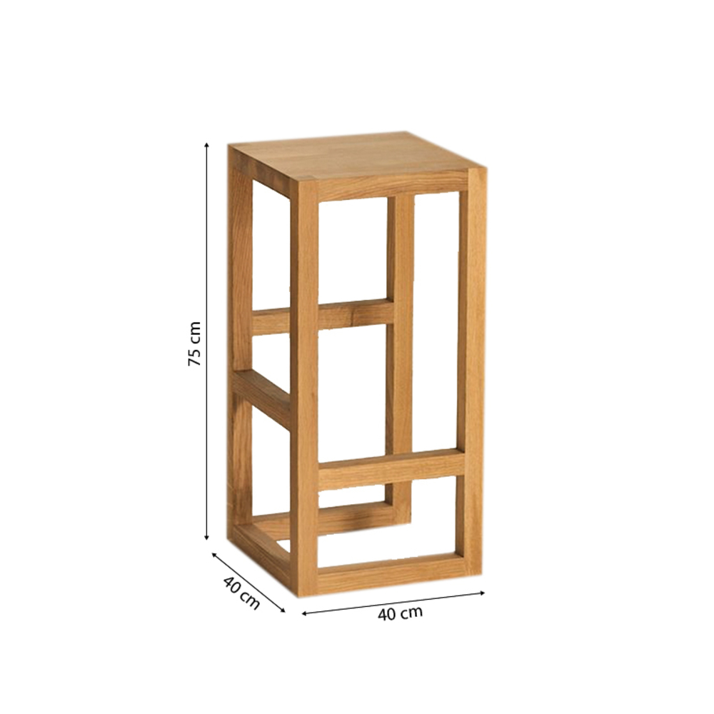 SILLA DE BAR FERRARA DE MADERA DE PINO MOVENDA - 6