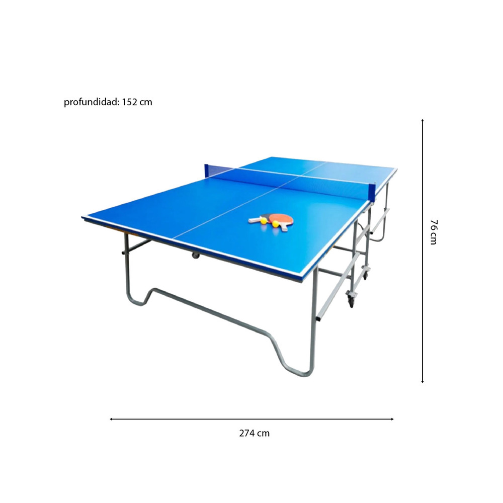 MESA DE PING PONG OFICIAL 274 X 152 MOVENDA - 4