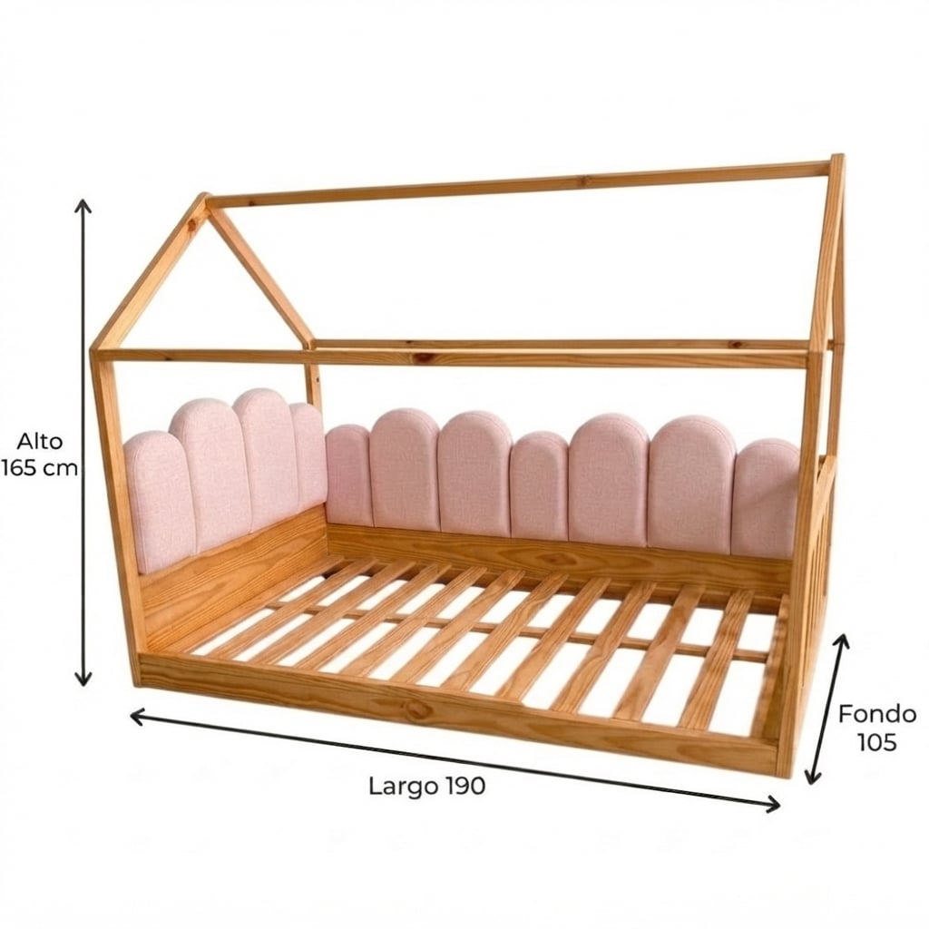 CAMA MONTESSORI EVOLUTIVA PLAZA Y MEDIA NIMBO MOVENDA - 4