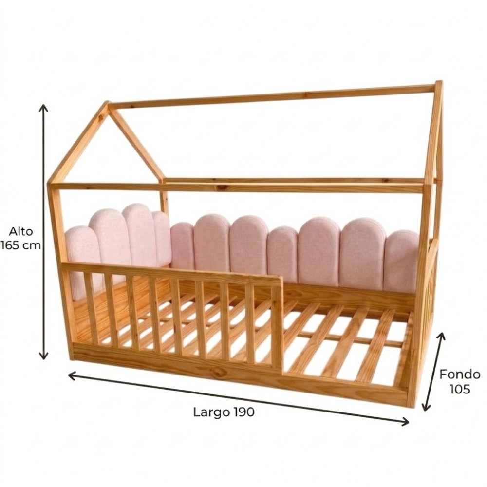 CAMA MONTESSORI EVOLUTIVA PLAZA Y MEDIA NIMBO MOVENDA - 5