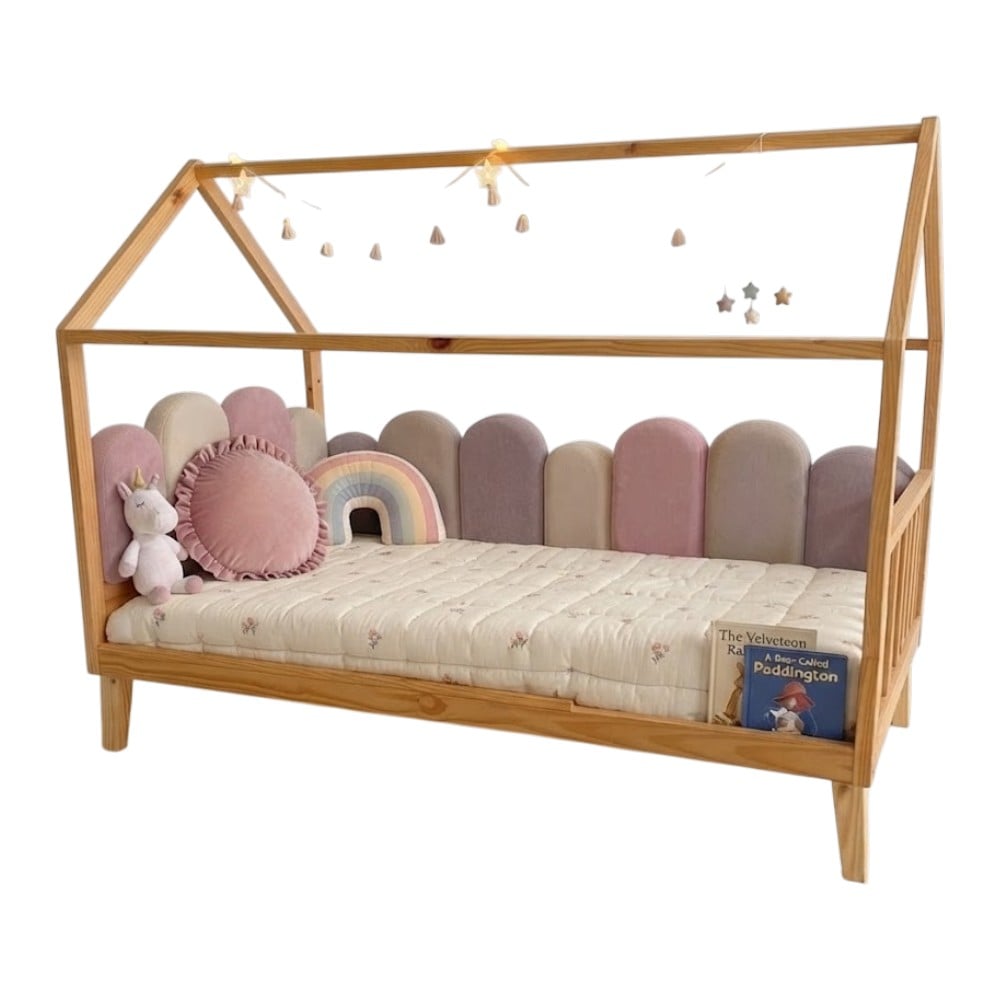 CAMA MONTESSORI EVOLUTIVA DE PLAZA Y MEDIA PONYVILLE ARCOÍRIS MOVENDA - 2