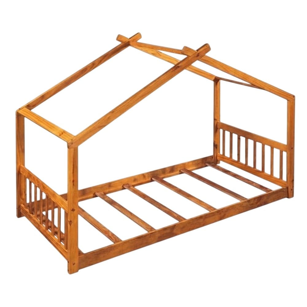 CAMA MONTESSORI KUNTUR DE MADERA PLAZA Y MEDIA MOVENDA - 3