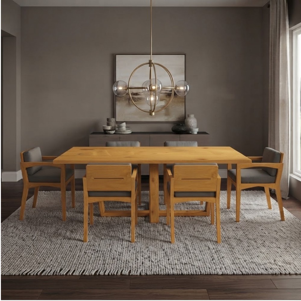 COMEDOR DE MADERA SAN ANDRÉS PARA 6 PERSONAS MOVENDA - 3