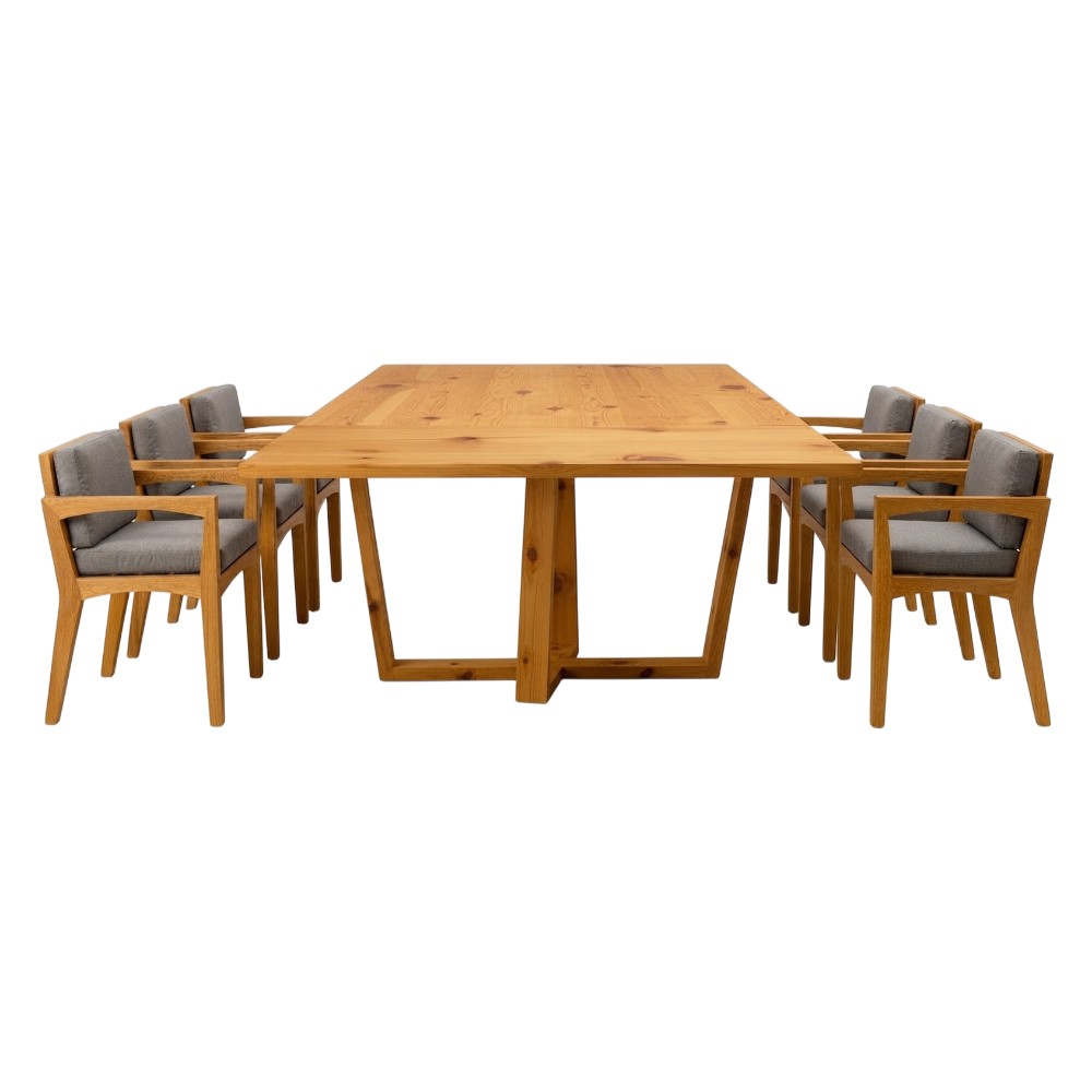 COMEDOR DE MADERA SAN ANDRÉS PARA 6 PERSONAS MOVENDA - 4