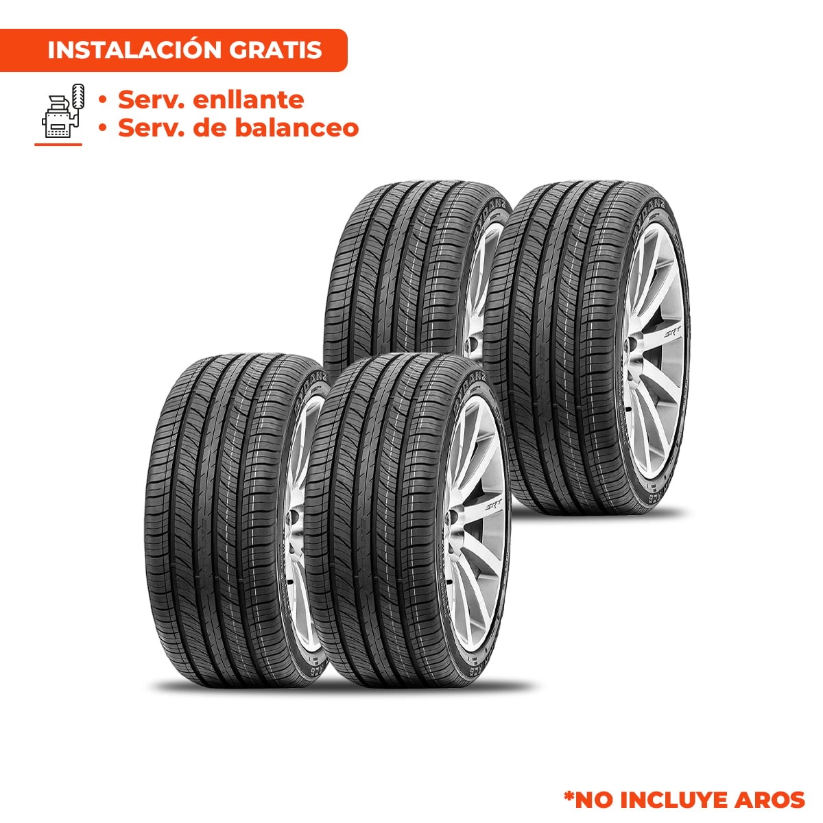 PACK DE 4 LLANTAS 265/65R17 RYDANZ RALEIGH R06 112H - 1