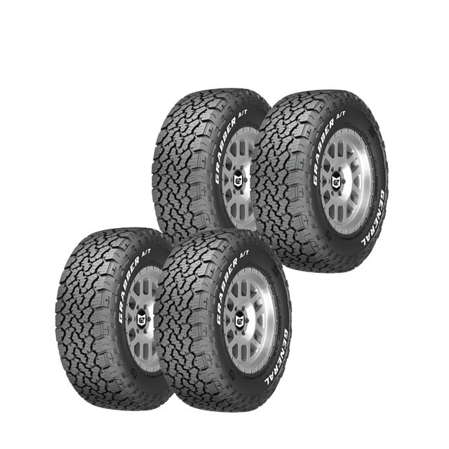 PACK DE 4 LLANTAS LT245/75R16 GENERAL TIRE GRABBER A/TX - 1