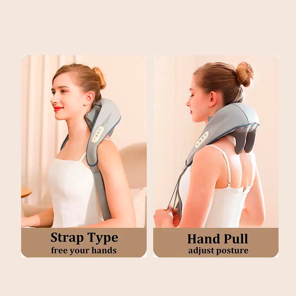 MASAJEADOR PARA CUELLO COLOR GRIS - 5