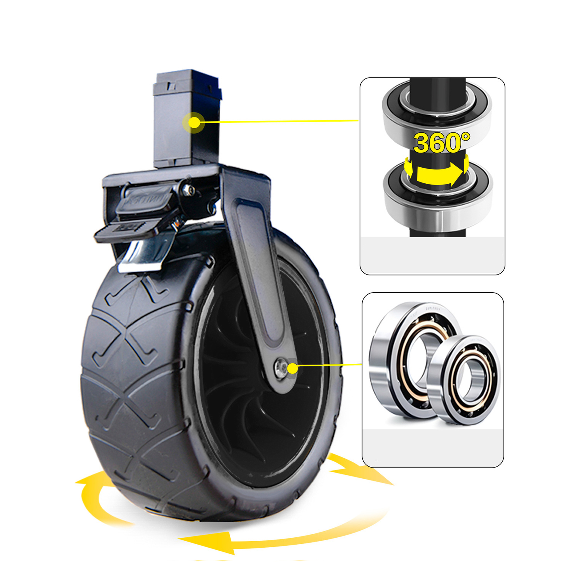 CARRITO PLEGABLE CON TAPASOL PARA COMPRAS PARA LLEVAR DE TODO 220KG - 5
