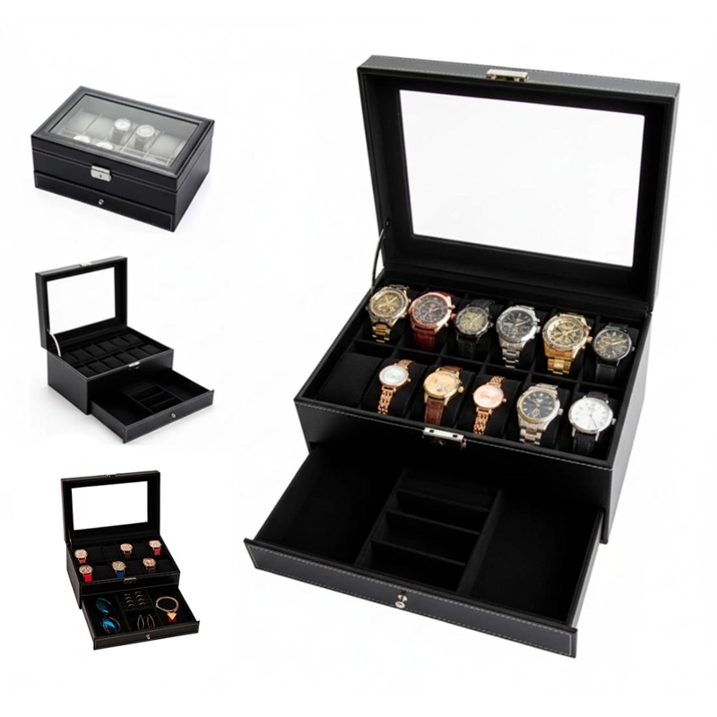 ORGANIZADOR DE RELOJES LENTES JOYAS MOD2 - 1