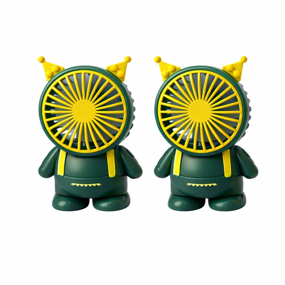 2X VENTILADOR PORTATIL RECARGABLE Y POTENTE - 1