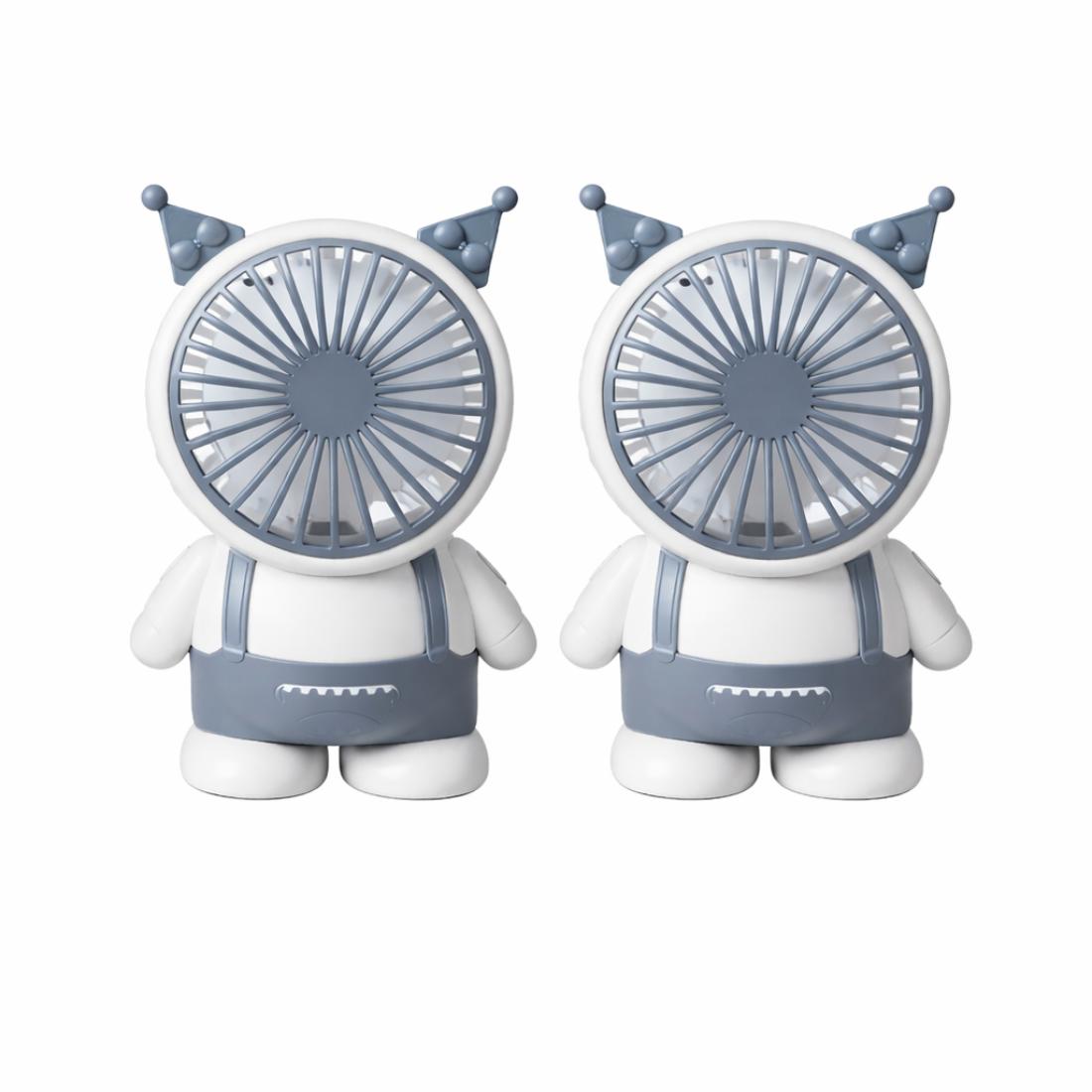 2X VENTILADOR PORTATIL RECARGABLE Y POTENTE - 1