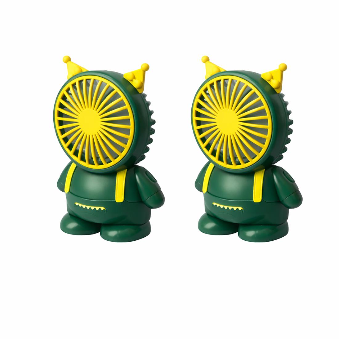 2X VENTILADOR PORTATIL RECARGABLE Y POTENTE - 2