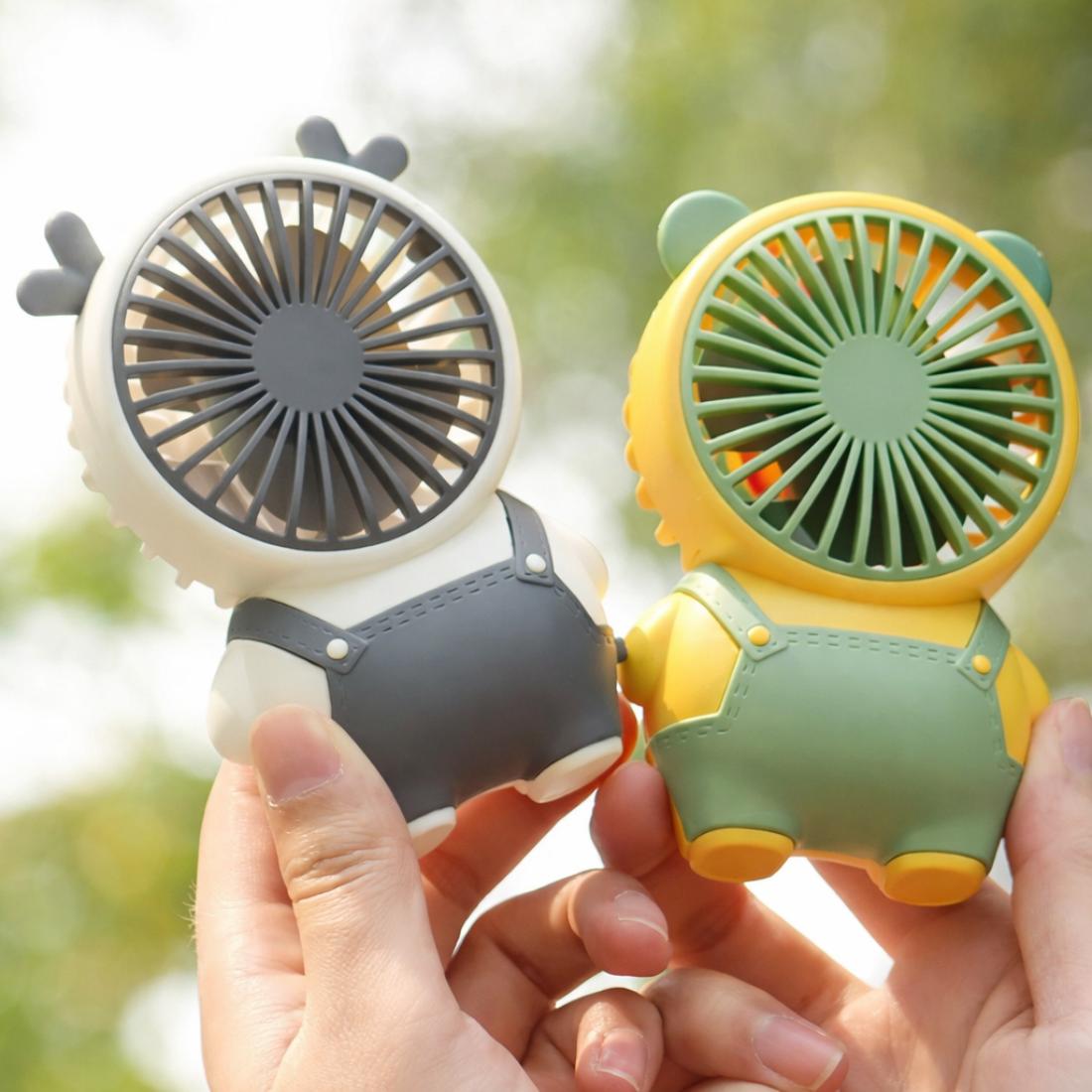 2X VENTILADOR PORTATIL RECARGABLE Y POTENTE - 5