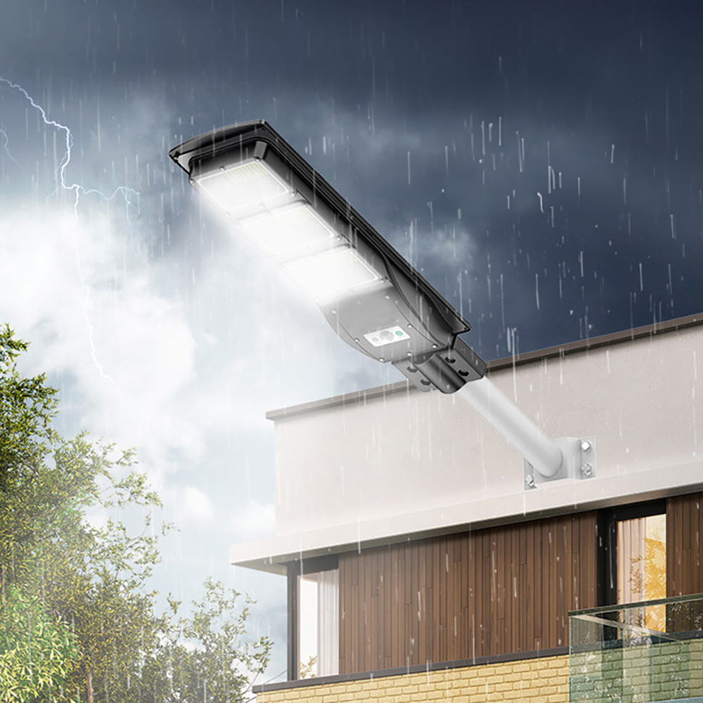REFLECTOR SOLAR 200W CON 600 LEDS | LUZ POTENTE PARA CALLES, PARQUES Y EXTERIORES - 4