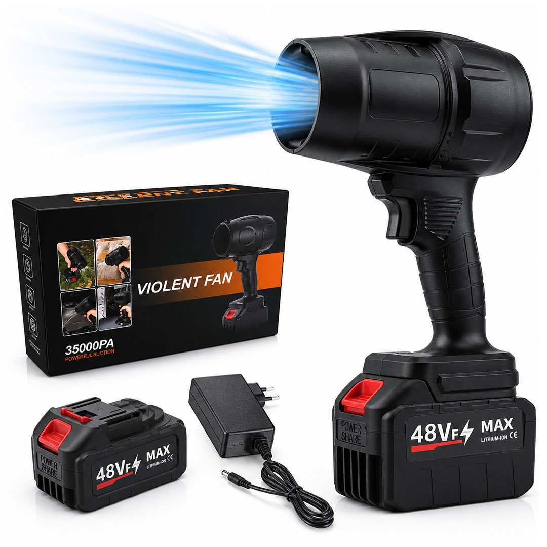 SOPLADOR DE AIRE POLVO TURBO MULTIFUNCIONAL INALAMBRICO 48V - 1