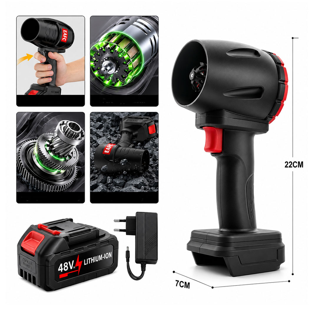 SOPLADOR DE AIRE POLVO TURBO MULTIFUNCIONAL INALAMBRICO 48V - 4