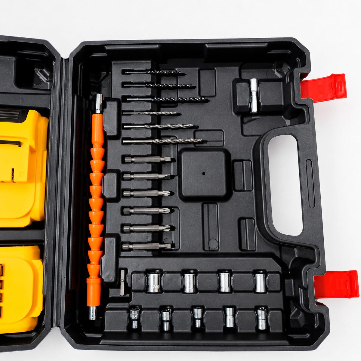 TALADRO ATORNILLADOR 180V INALAMBRICO DESTORNILLADOR CON ESTUCHE - 8