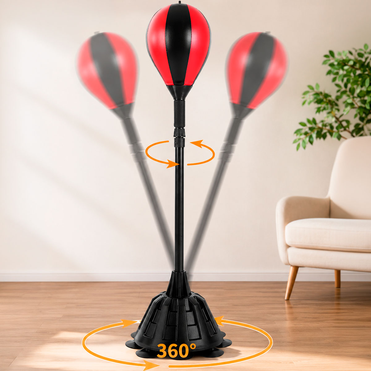 PERA DE BOX PARA ENTRENAMIENTO CON ALTURA REGULABLE - 5