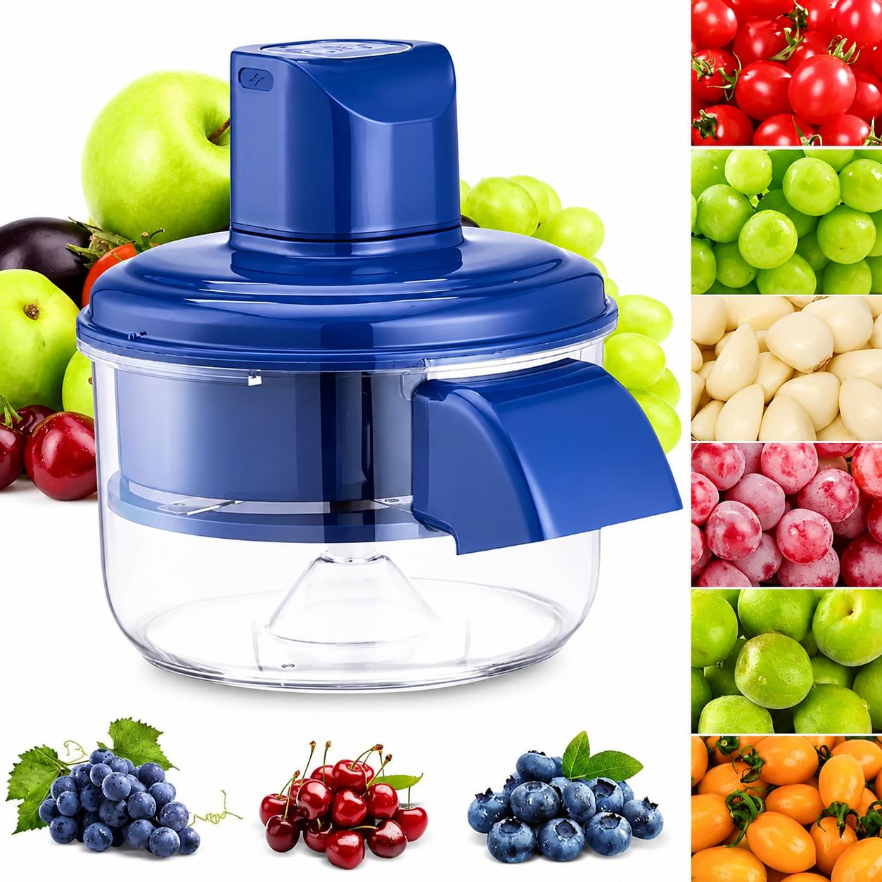 PELADOR DE FRUTAS Y VERDURAS RECARGABLE PORTÁTIL - 8