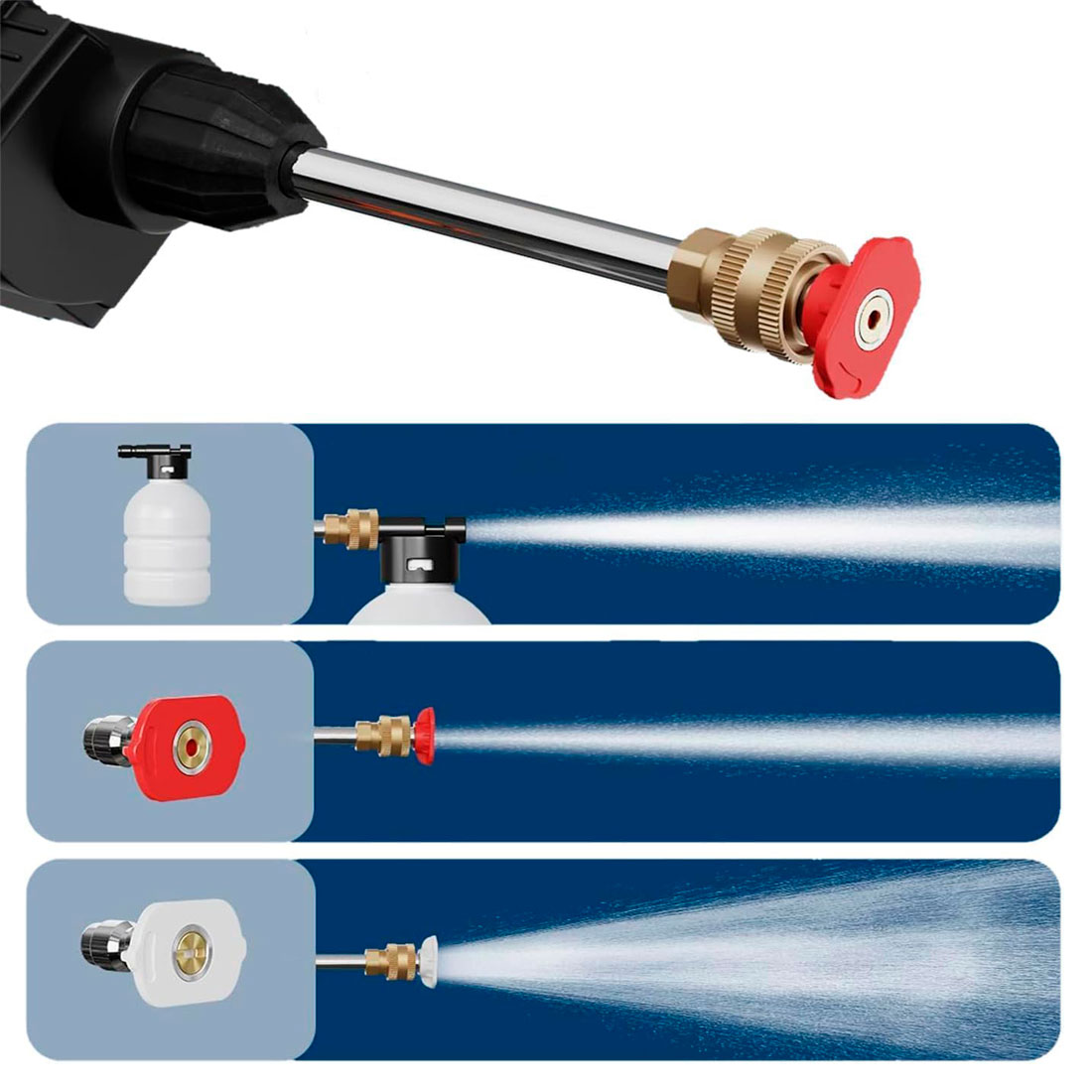 HIDROLAVADORA INALÁMBRICA PORTÁTIL CON BATERÍA 120V - 2