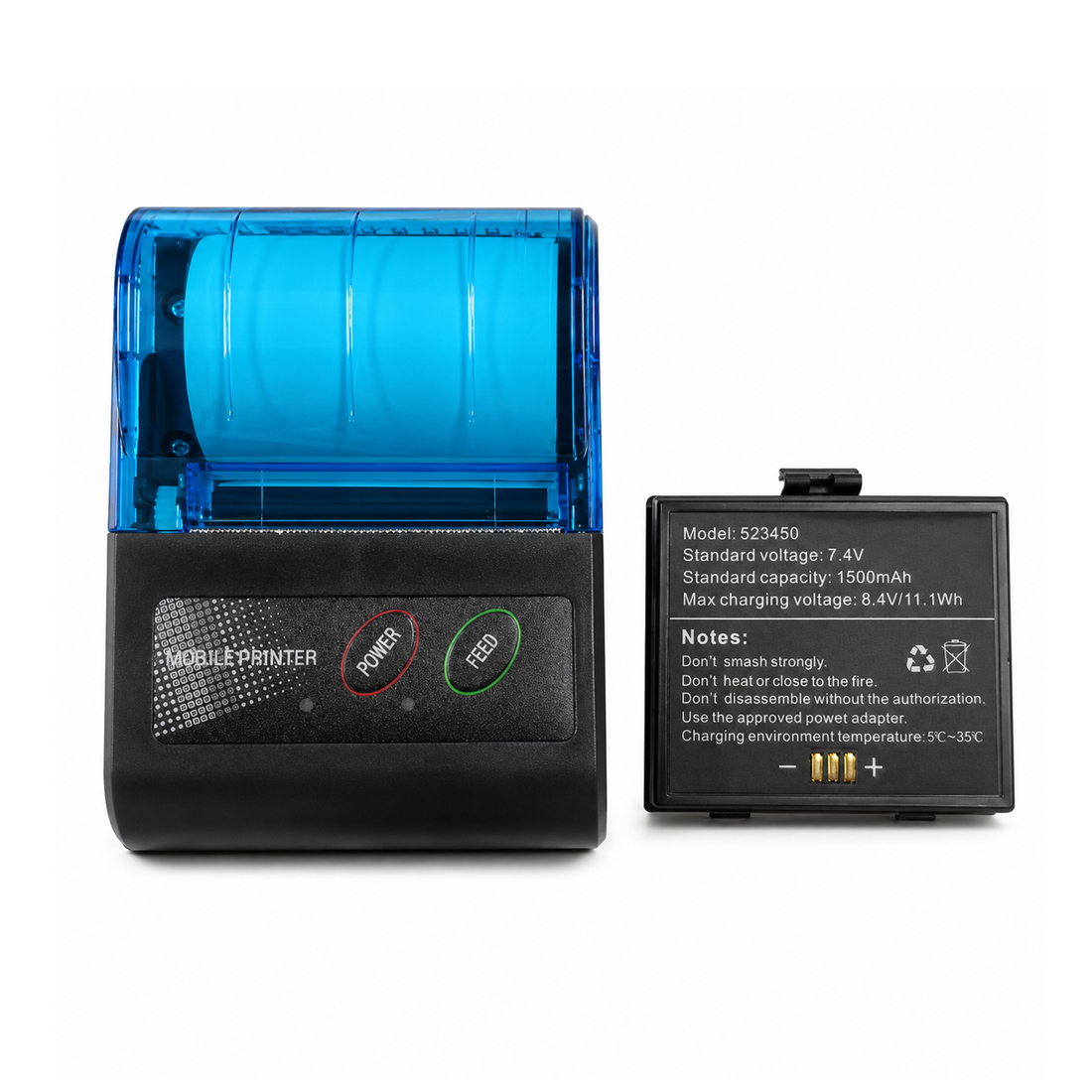 IMPRESORA TÉRMICA 58 MM BLUETOOTH USB PARA CELULAR Y PC - 7