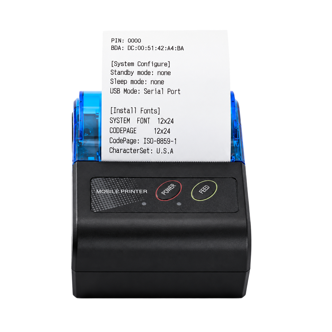 IMPRESORA TÉRMICA 58 MM BLUETOOTH USB PARA CELULAR Y PC - 8