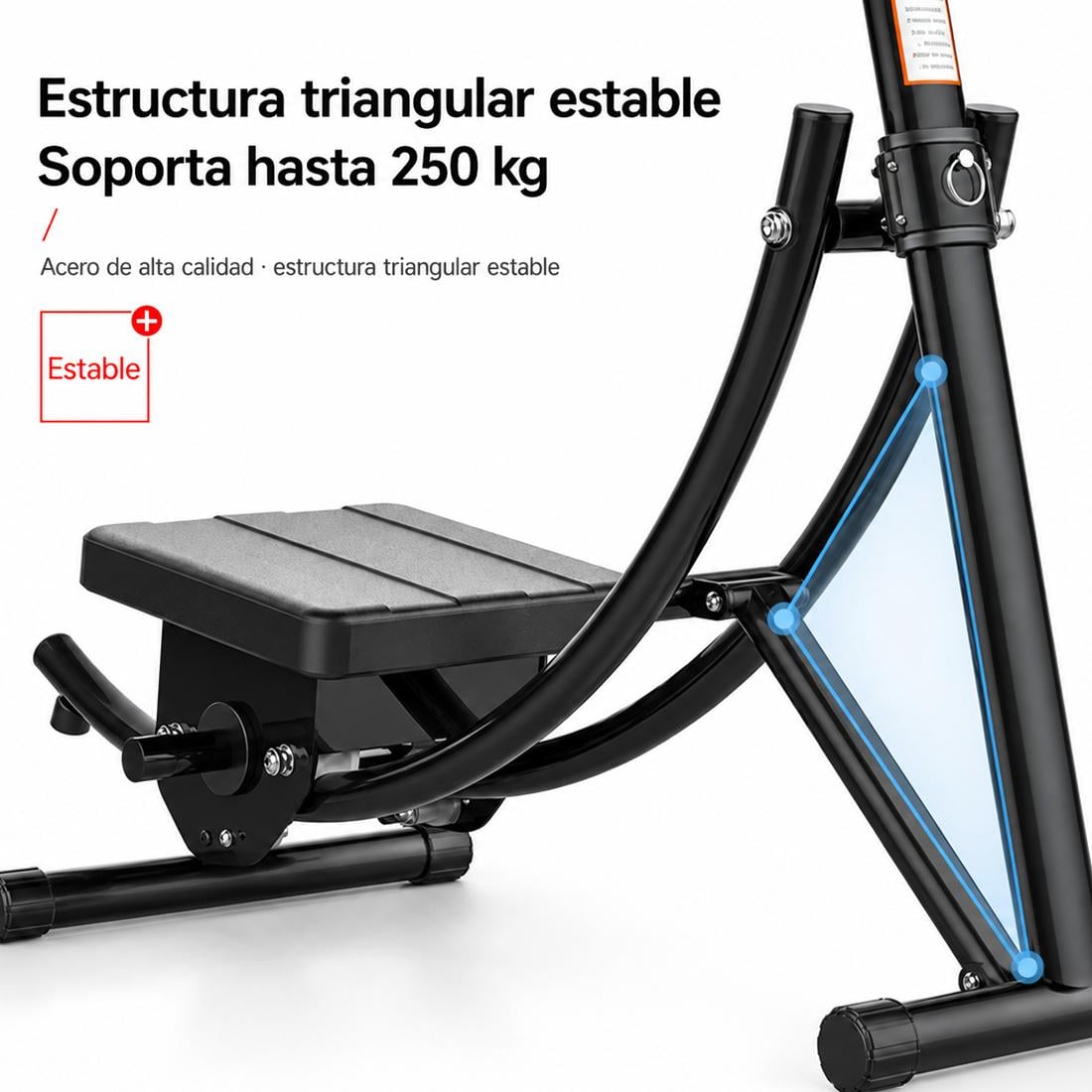 MÁQUINA ABDOMINAL MULTIFUNCIÓN TONIFICA Y ENTRENA CON PESAS - 5