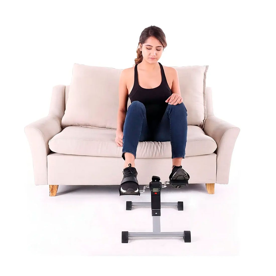 PEDALERA PORTÁTIL PARA ACTIVAR PIERNAS Y BRAZOS DESDE CASA - 3