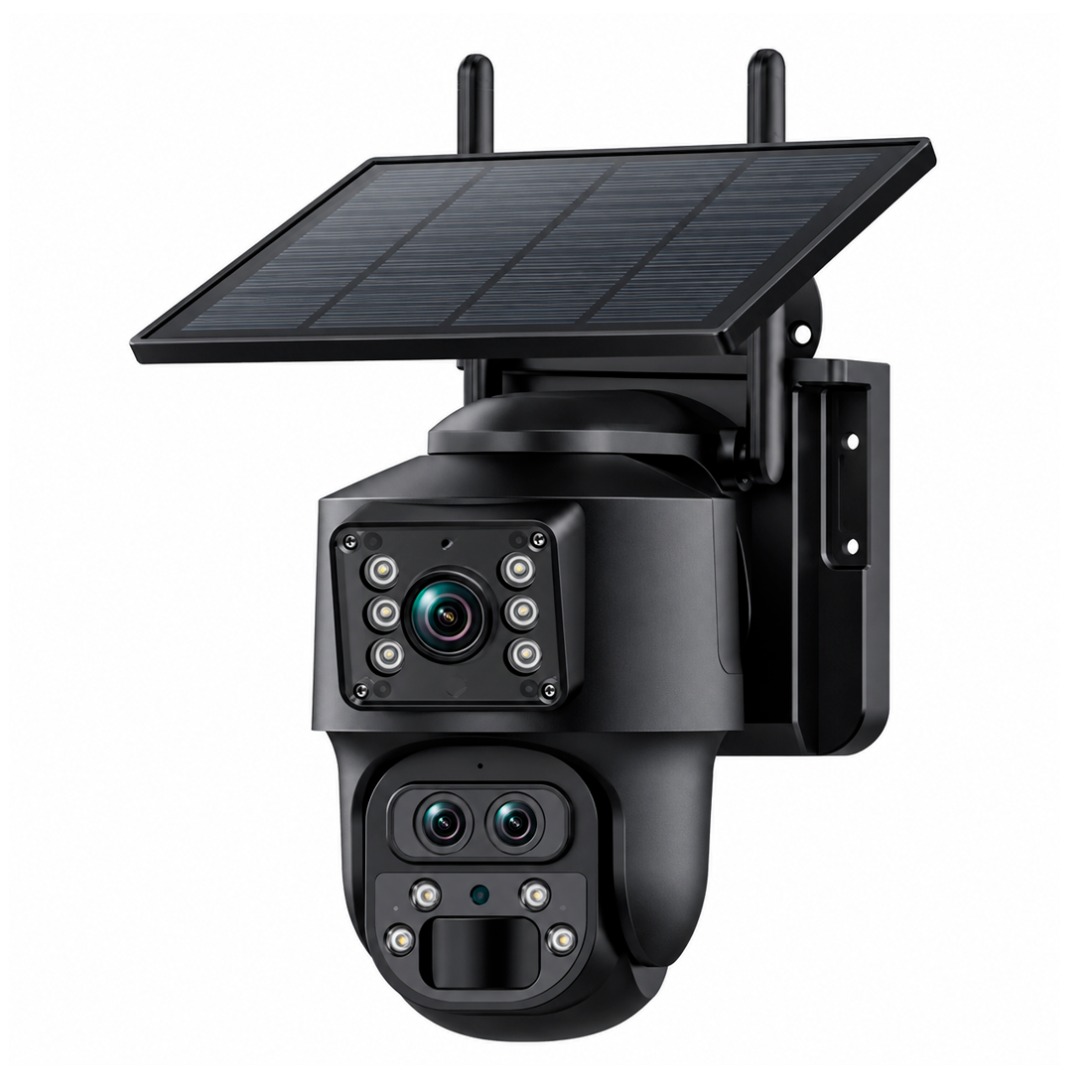 CÁMARA IP SOLAR CHIP 4G DOBLE LENTE ZOOM ÓPTICO 15X ALARMA VISIÓN NOCTURNA T6 - 1
