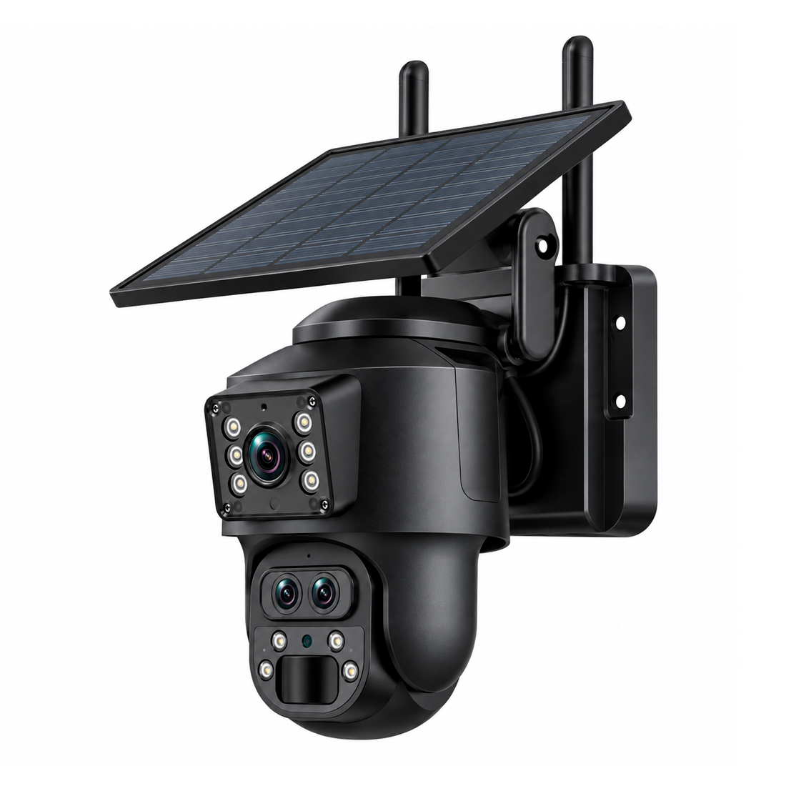 CÁMARA IP SOLAR CHIP 4G DOBLE LENTE ZOOM ÓPTICO 15X ALARMA VISIÓN NOCTURNA T6 - 2