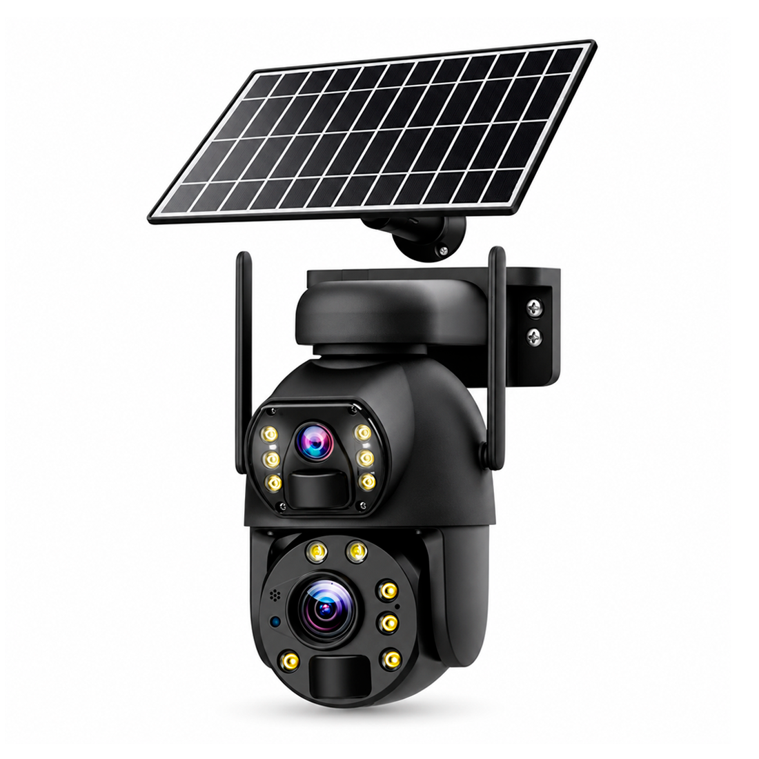 CÁMARA IP SOLAR CHIP 4G DOBLE LENTE ZOOM ÓPTICO 36X ALARMA VISIÓN NOCTURNA Q69 - 1