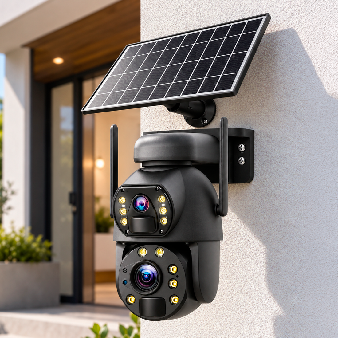 CÁMARA IP SOLAR CHIP 4G DOBLE LENTE ZOOM ÓPTICO 36X ALARMA VISIÓN NOCTURNA Q69 - 3