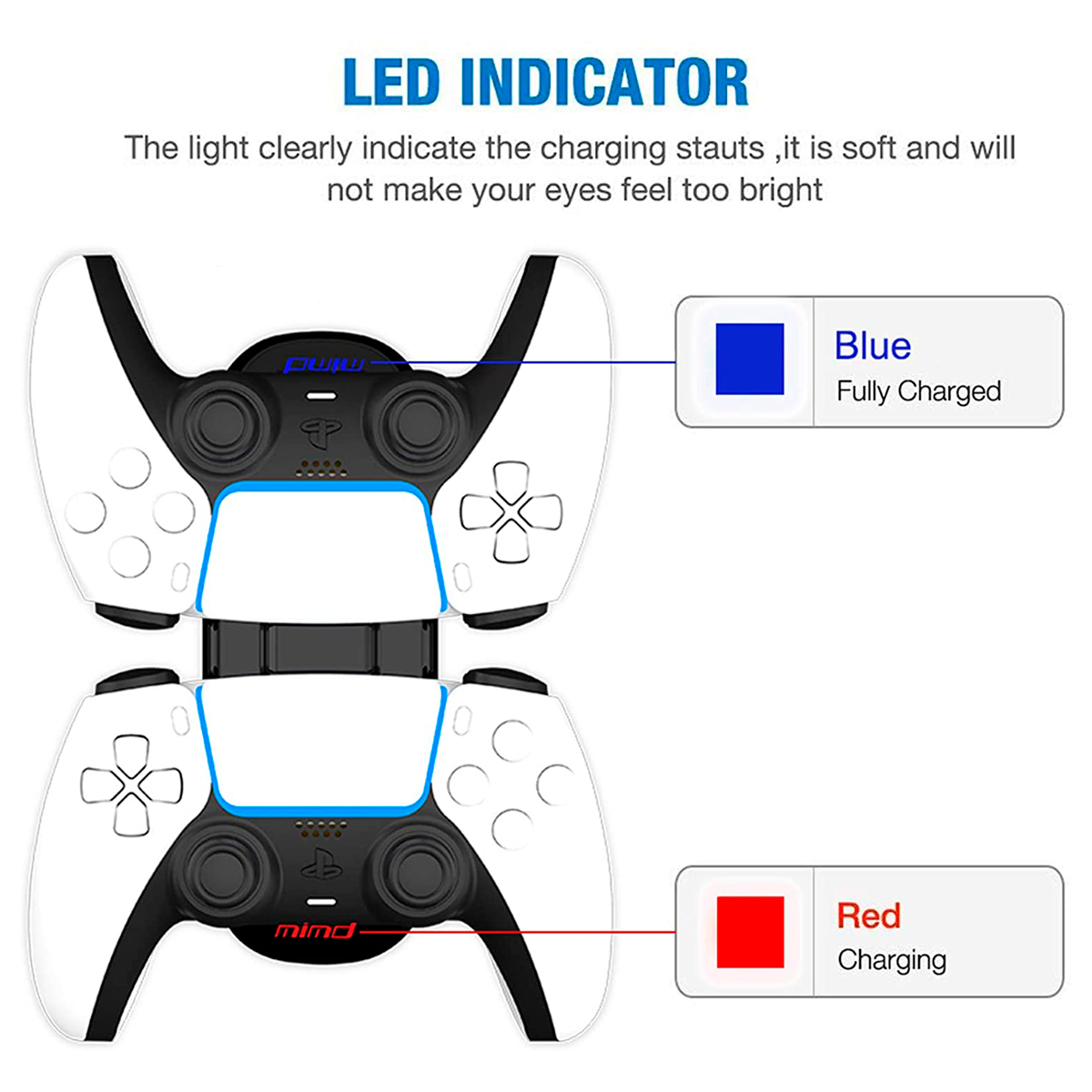 CARGADOR PARA MANDO PS5 DUALSENSE PLAYSTATION 5 - 3