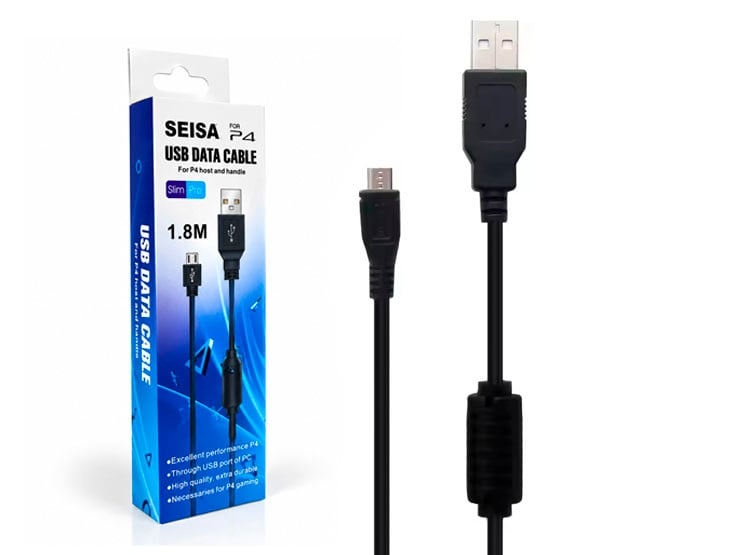 CABLE PS4 XBOXONE MANDO XBOX ONE S/ X 1.8 METROS SEISA PS4_1.8 CARGA - 3