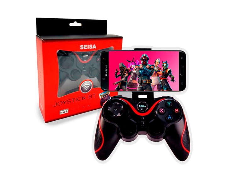 MANDO CONTROL BLUETOOTH PARA CELULARES ANDROID CON SOPORTE - 1