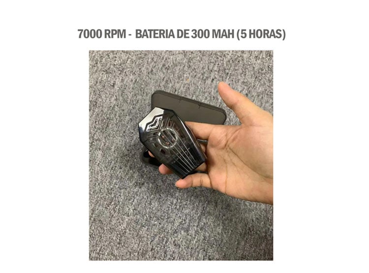 VENTILADOR COOLER PARA CELULAR RECARGABLE - 3