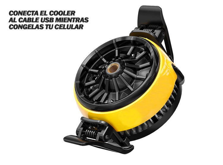 VENTILADOR COOLER PARA CELULAR RECARGABLE - 5
