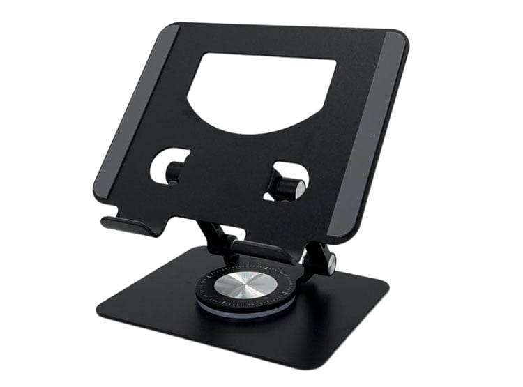SOPORTE BASE GIRATORIA PARA TELÉFONO Y TABLET HASTA 12' NEGRO - 3