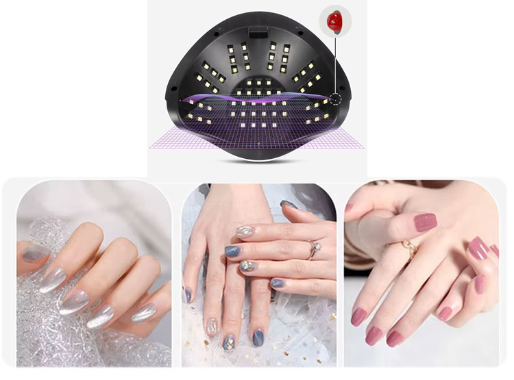 LÁMPARA SECADOR DE UÑAS SUN F15 SEISA 60 LEDS 240W - 4