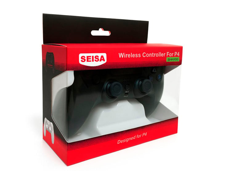 CONTROL GAMEPAD PARA PLAY 4 PS4 Y PC INALÁMBRICO CON VIBRACIÓN NEGRO - 2
