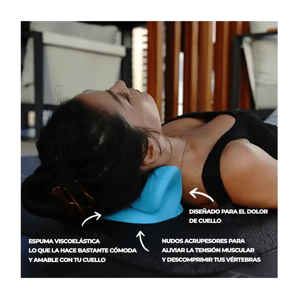 COJIN CERVICAL PARA DESCOMPRESIÓN RELAJANTE DE CUELLO Y HOMBROS - 5