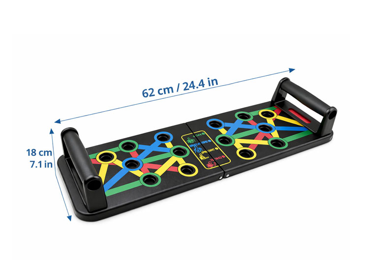 TABLERO DE FLEXIONES PLEGABLE PUSH UP MULTIFUNCIONAL FITNESS - 3